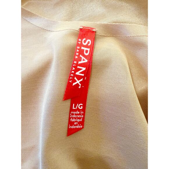 Spanx The Sweep Tank Slip (10073R) Nude Semi Sheer Large Layer Base Intimates - Picture 2 of 14